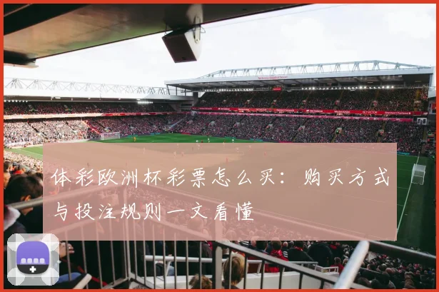 体彩欧洲杯彩票怎么买：购买方式与投注规则一文看懂